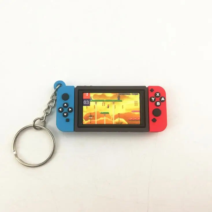 Super Mario Bros Switch Game Console Keychain