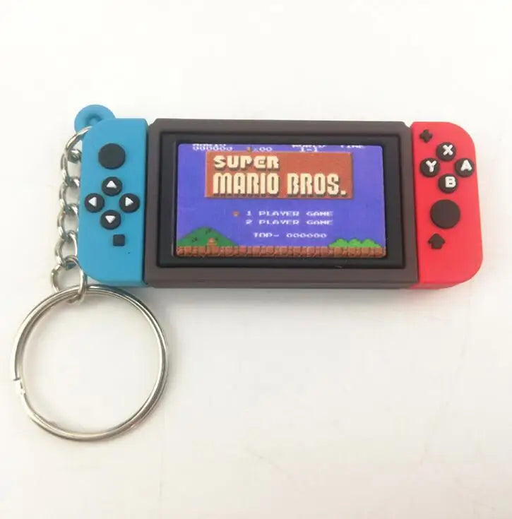 Super Mario Bros Switch Game Console Keychain